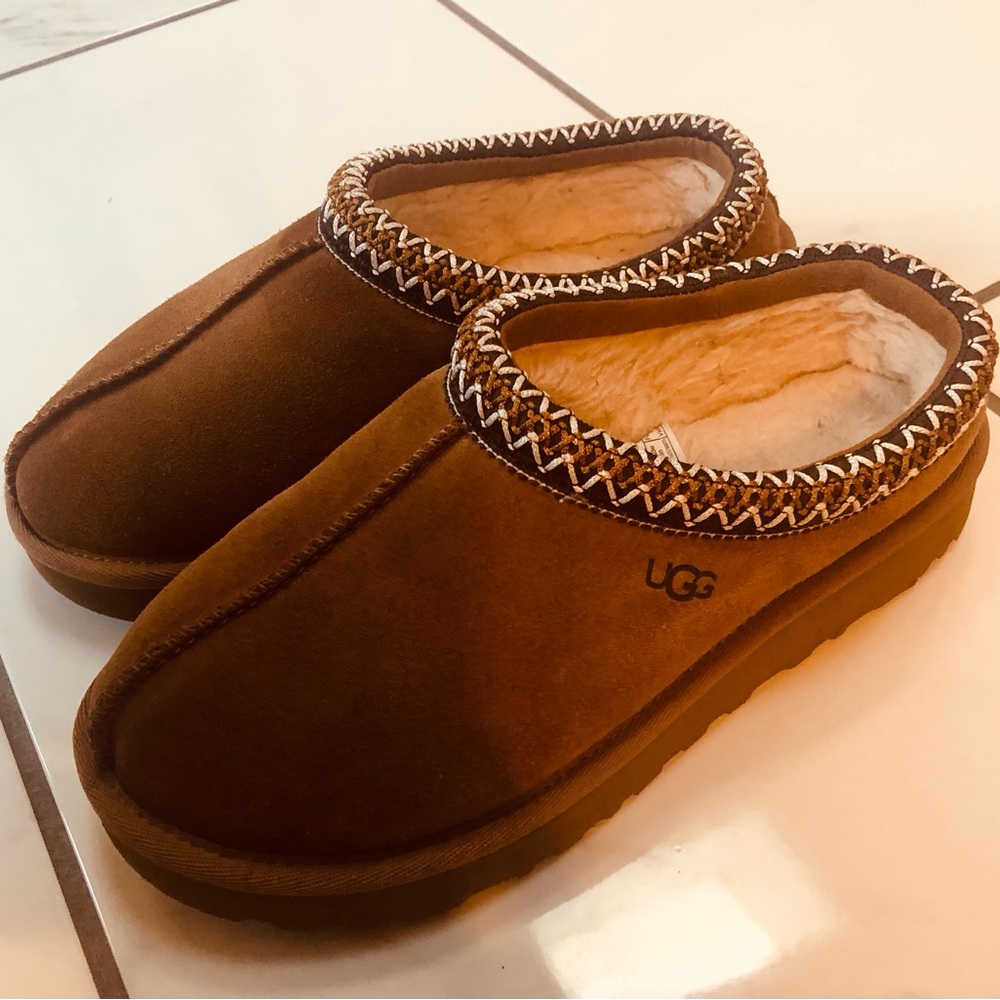 Chestnut Size 6 Tasman Slipper Uggs